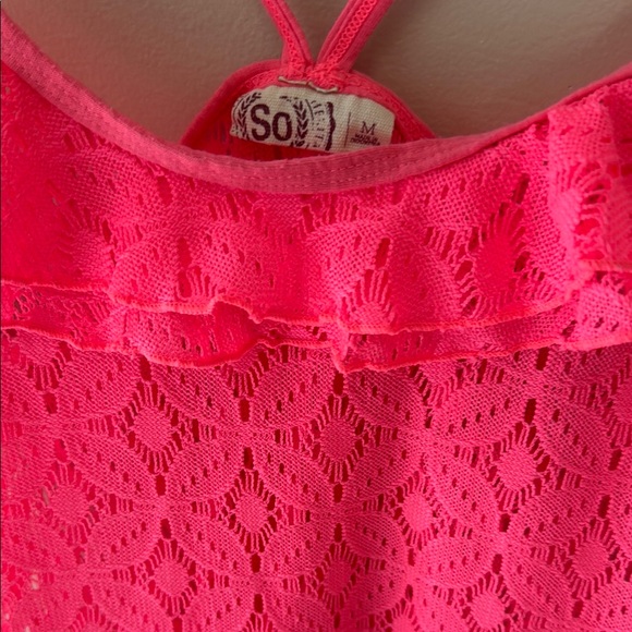 SO Vibrant Pink Lace Dress - Picture 2 of 11